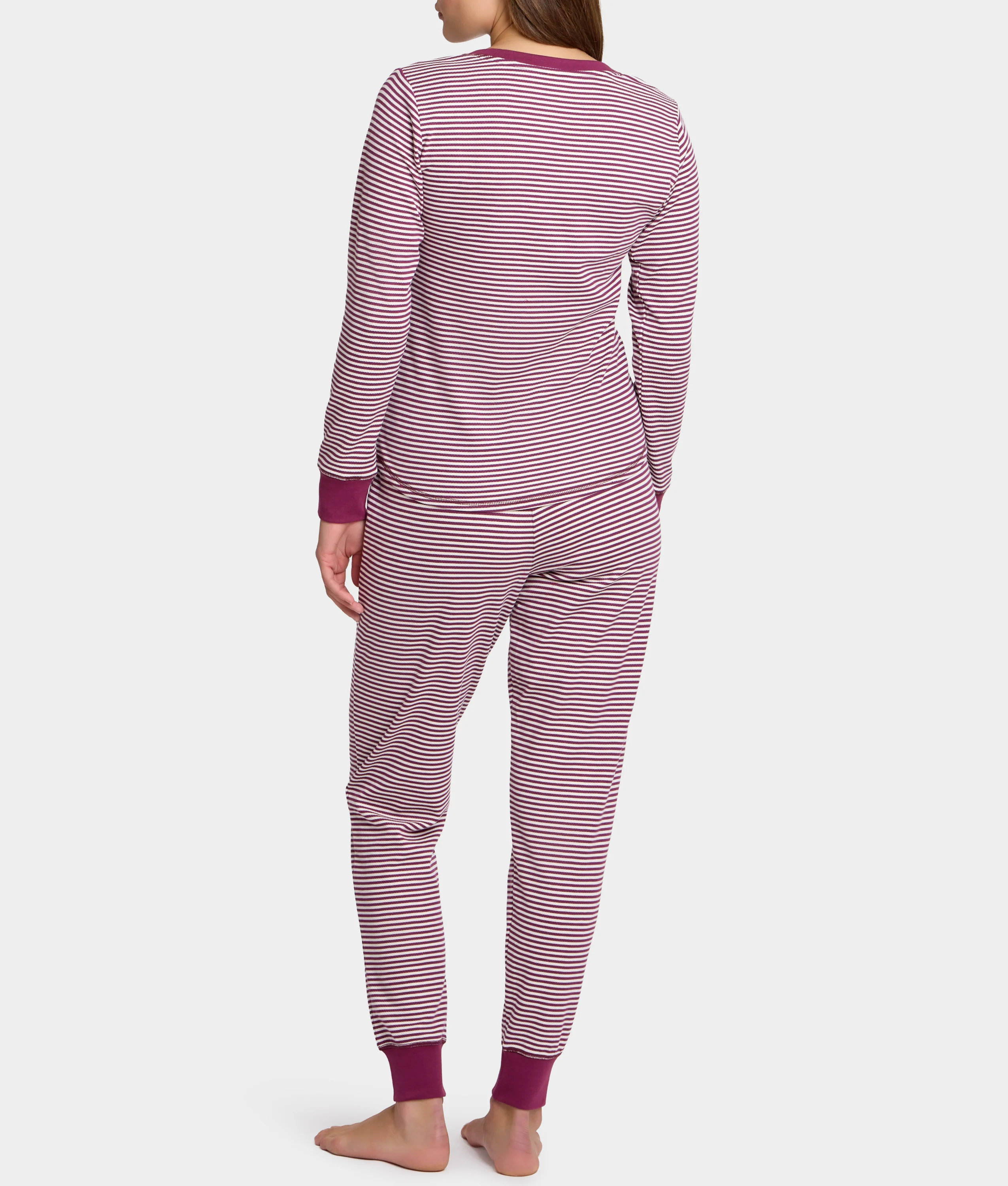 Her Stripe Henley PJ Set - Image 7