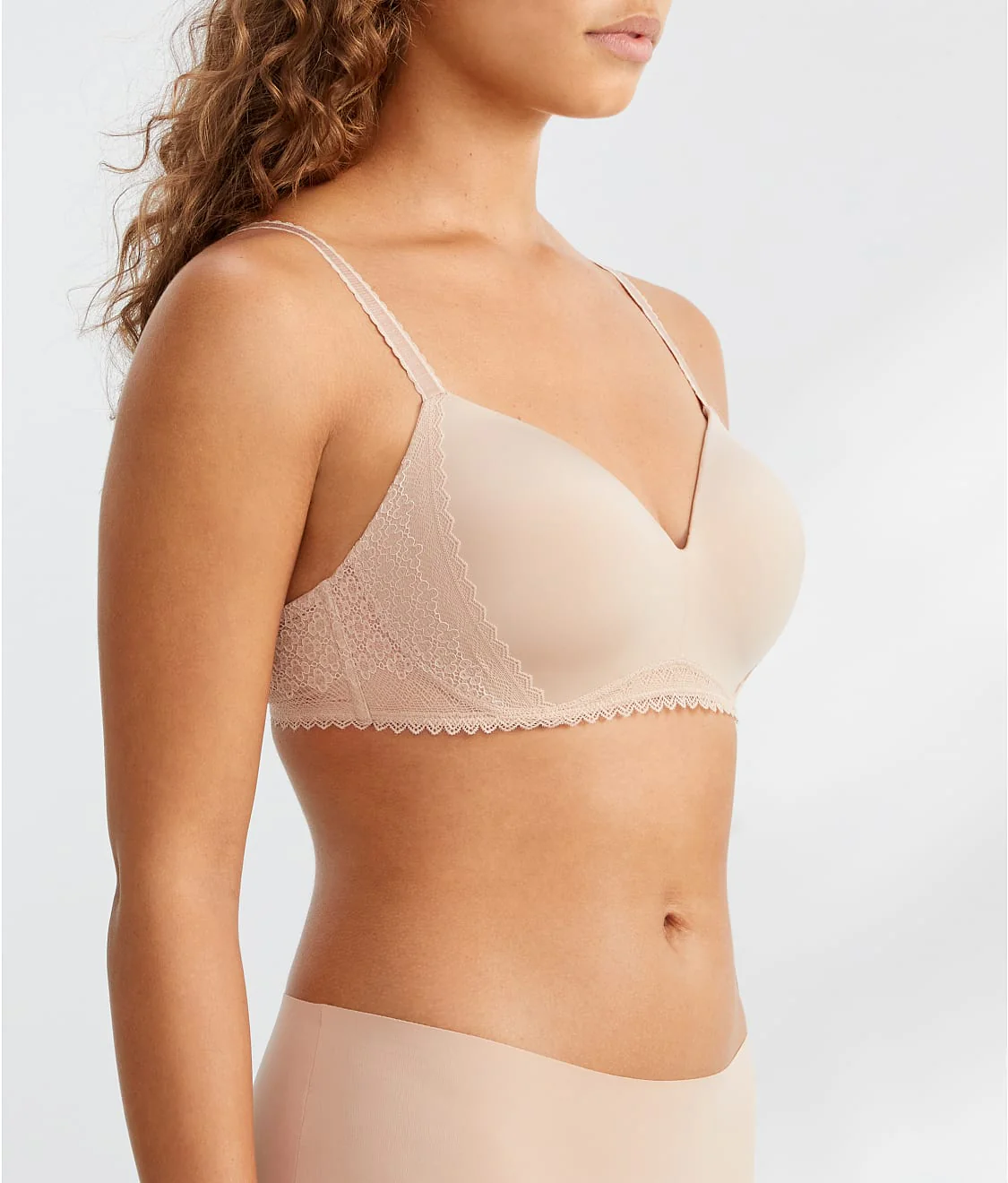 The Wire-Free Smoothing T-Shirt Bra With Lace - Image 12