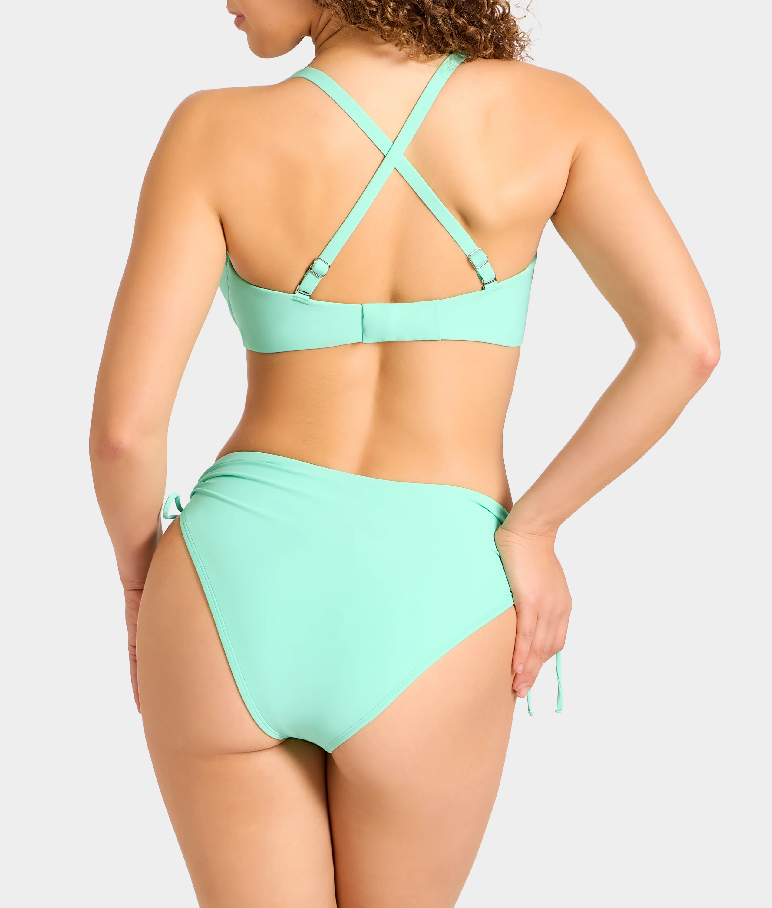 Adjustable Shirring Underwire Bikini Top - Image 16