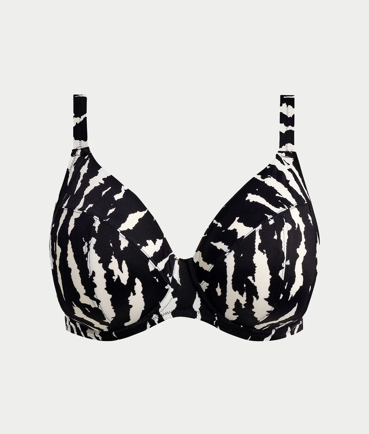 Plus Size Echo Shell Plunge Bikini Top - Image 3