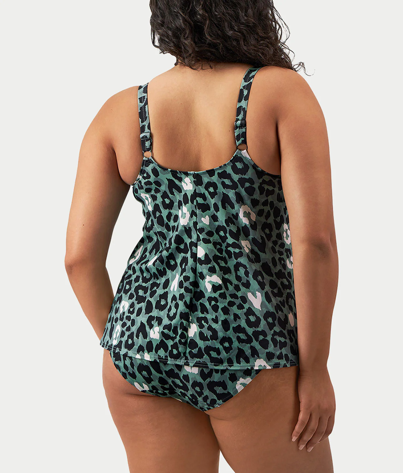 Plus Size Jungle Bay Tankini Top - Image 2