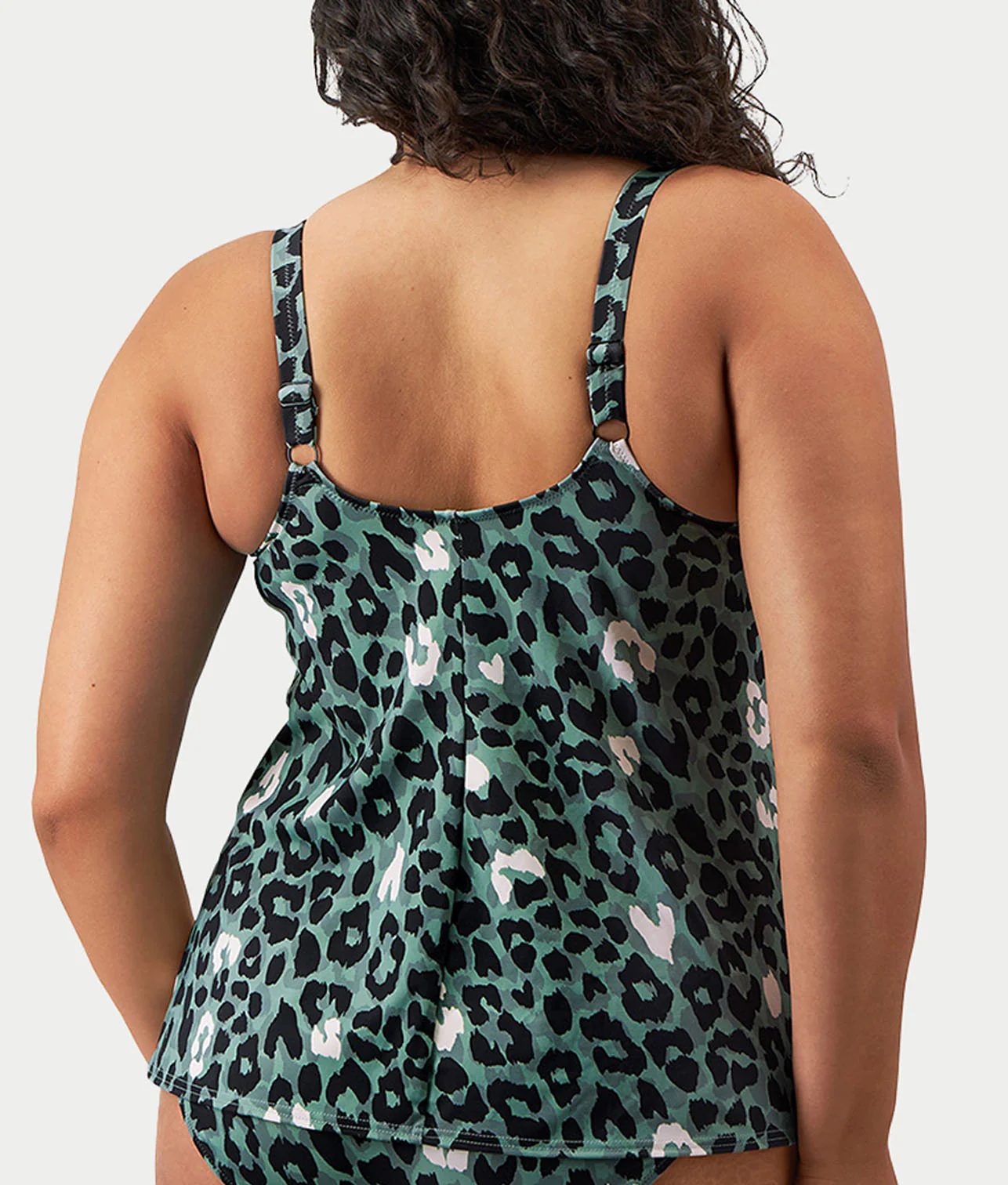 Plus Size Jungle Bay Tankini Top - Image 5
