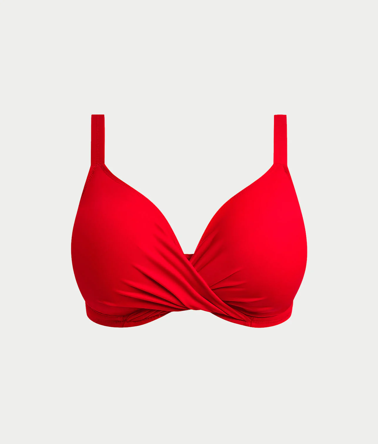 Plus Size Plain Sailing Twist Bikini Top - Image 3