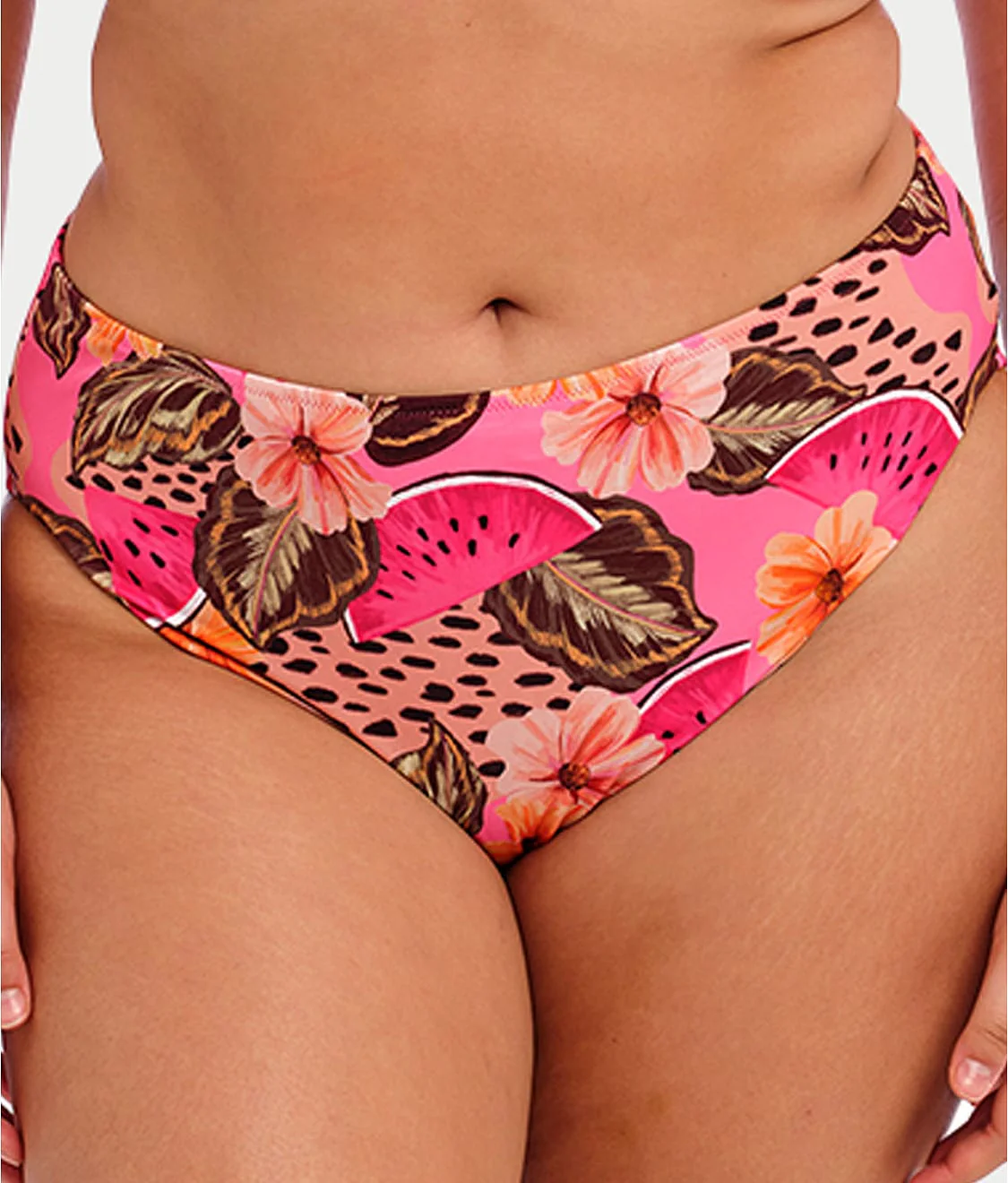 Plus Size Cabana Nights Mid-Rise Bikini Bottom - Image 3