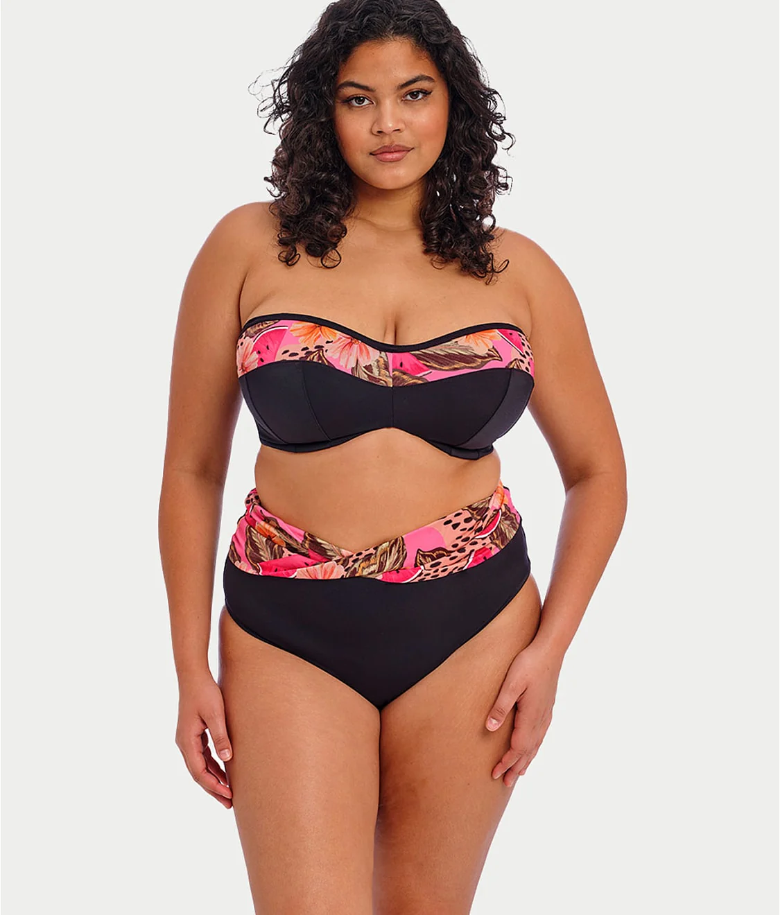 Plus Size Cabana Nights Twist Bikini Bottom