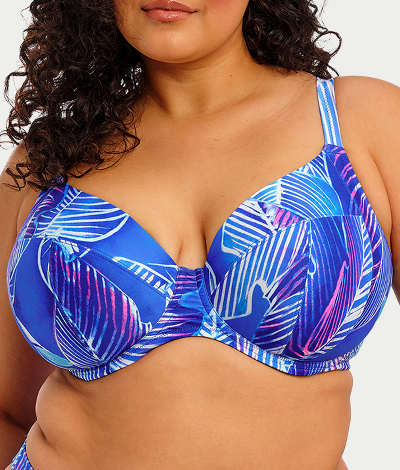 Plus Size Maluku Island Plunge Bikini Top - Image 4