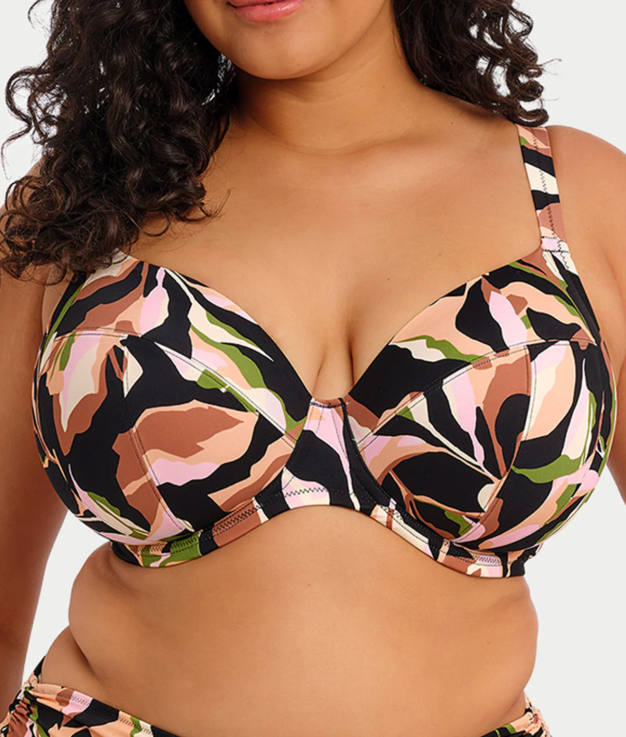 Plus Size Ocean Avenue Plunge Bikini Top - Image 4