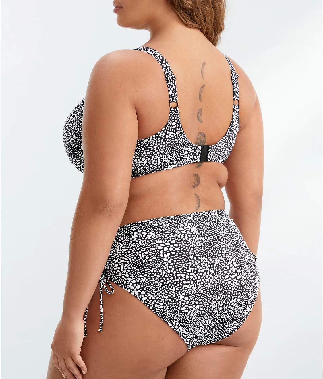 Plus Size Pebble Cove Plunge Bikini Top - Image 2