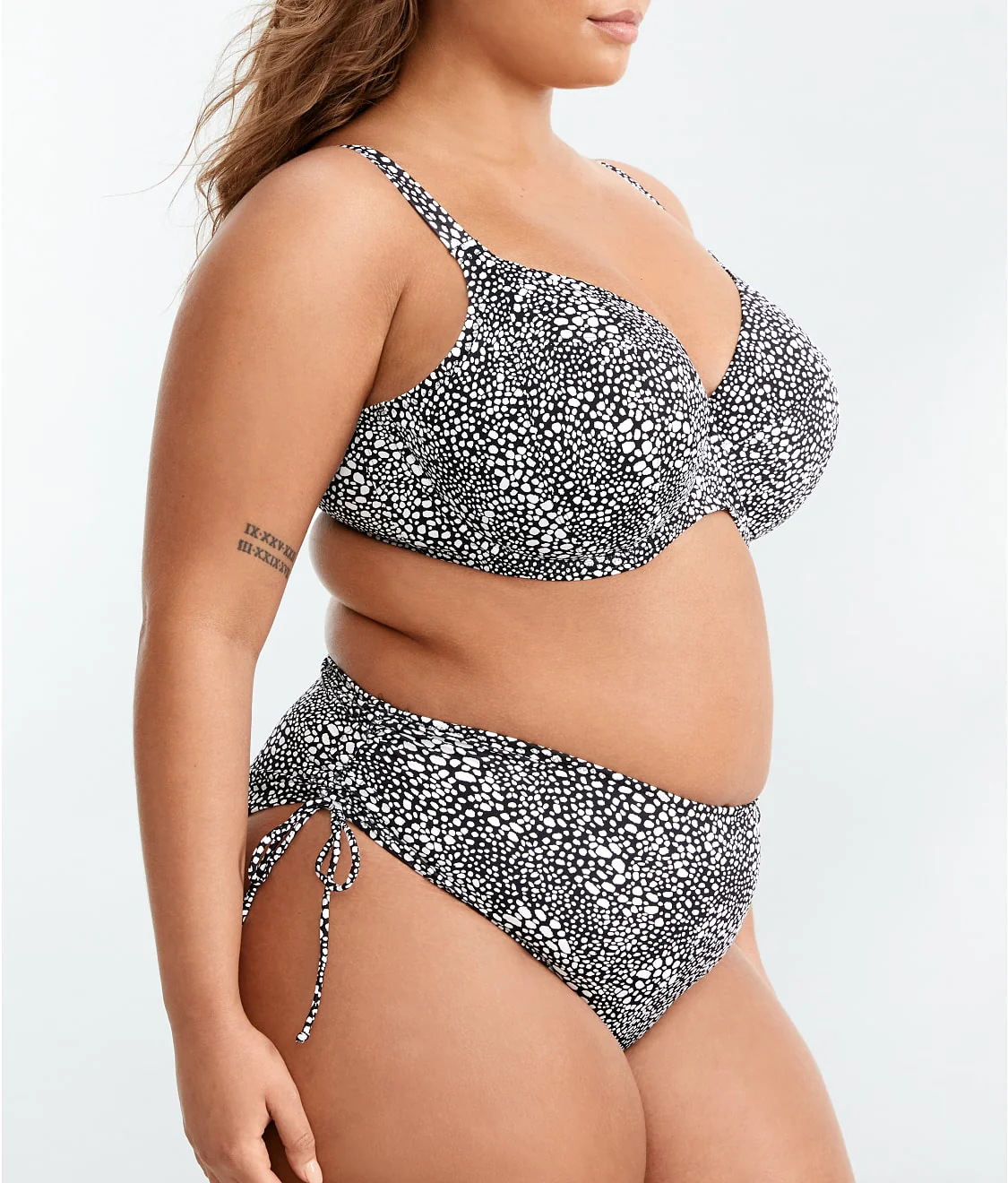 Plus Size Pebble Cove Plunge Bikini Top - Image 3