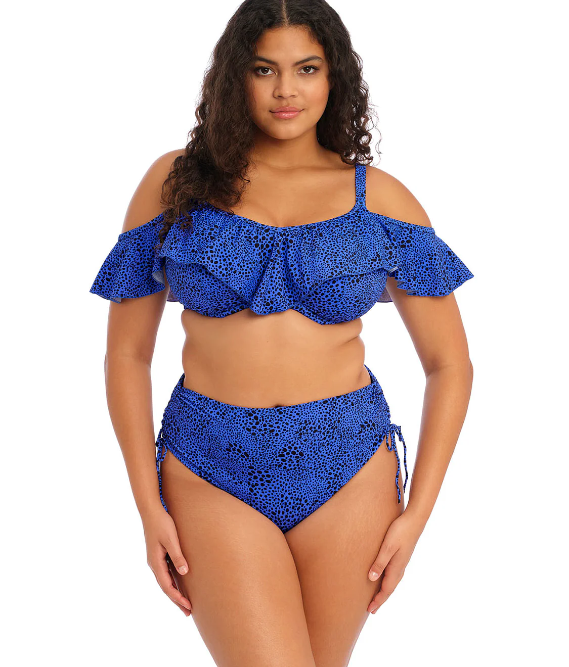 Plus Size Pebble Cove Ruffle Underwire Bikini Top - Image 5