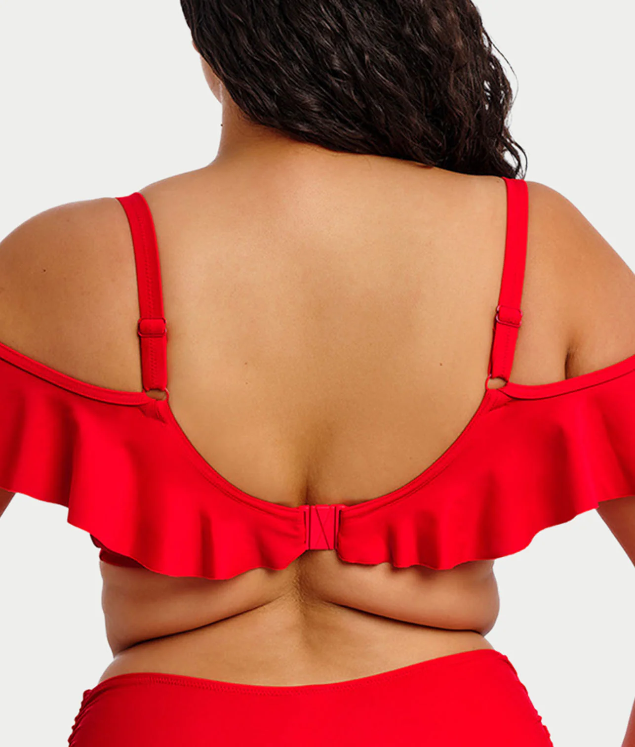 Plus Size Plain Sailing Bardot Bikini Top - Image 5