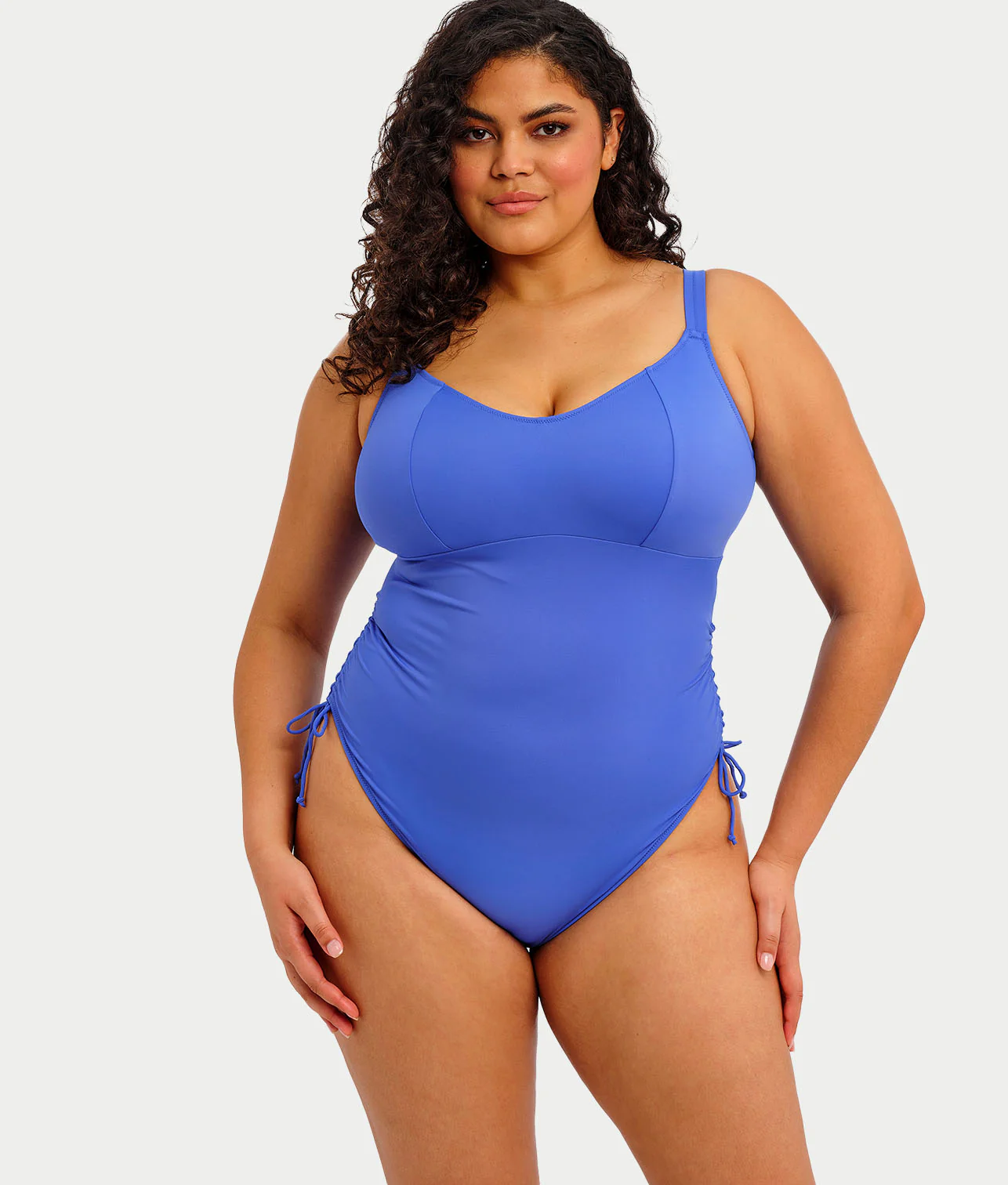 Plus Size Plain Sailing Wire-Free One-Piece - Image 4