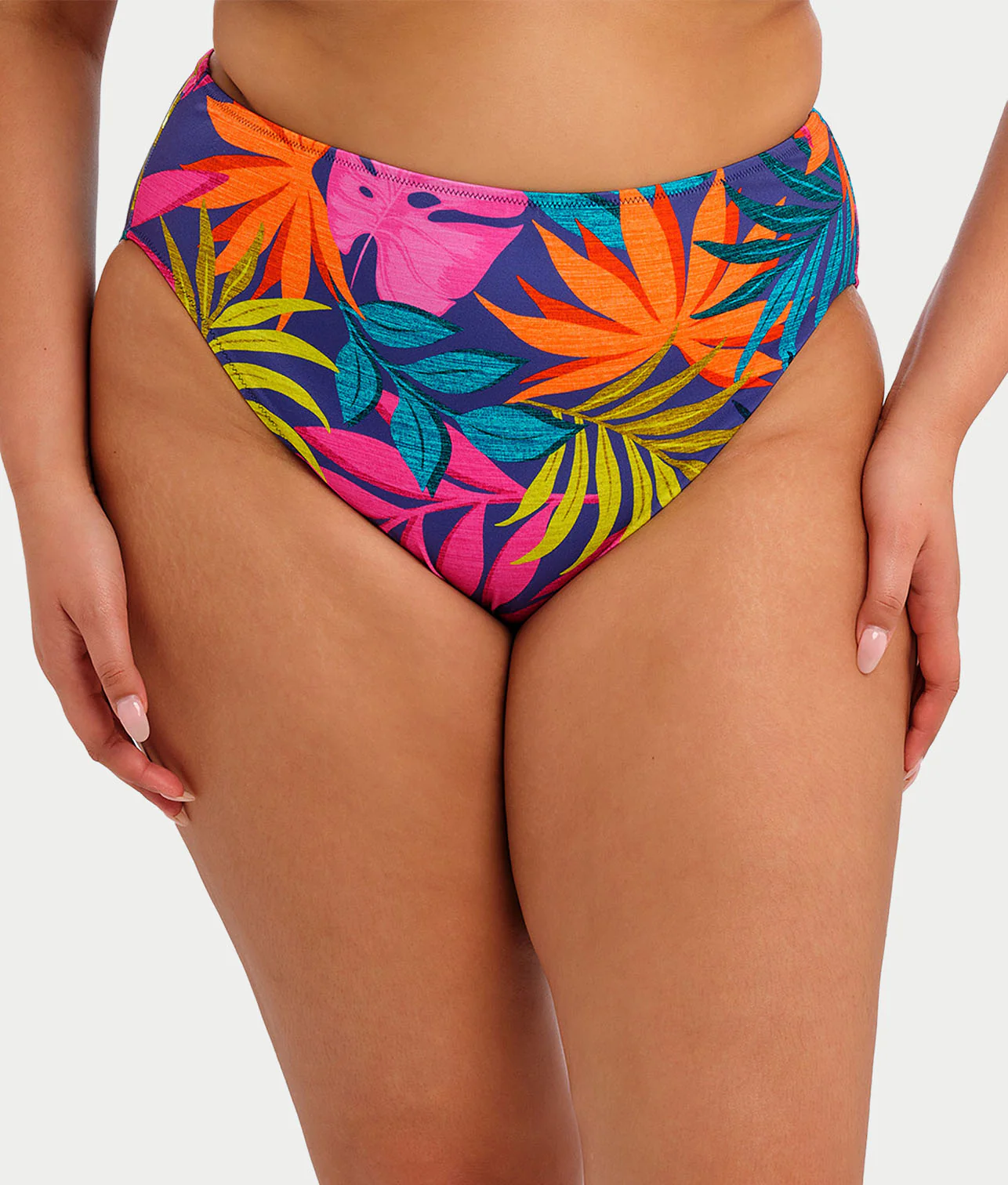 Plus Size Porto Rafti Mid Rise Bikini Bottom