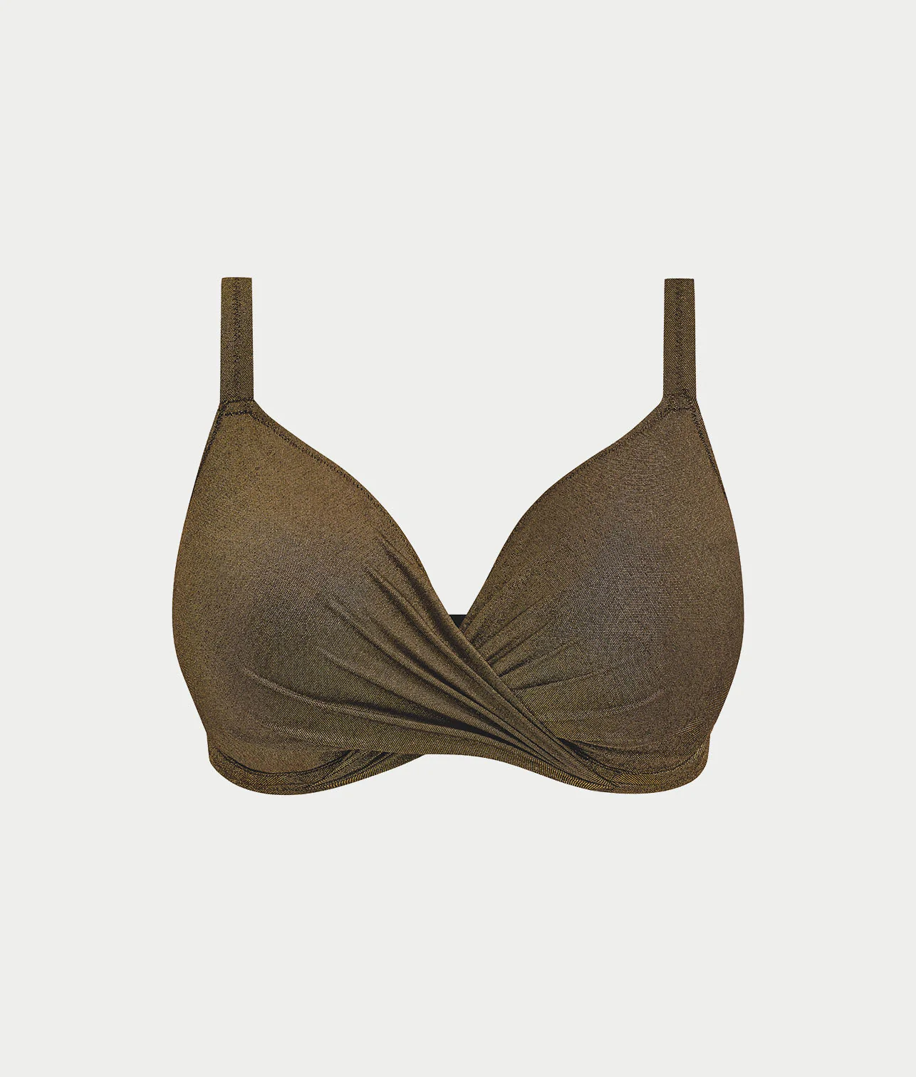 Plus Size Sunset Shimmer Plunge Bikini Top - Image 3