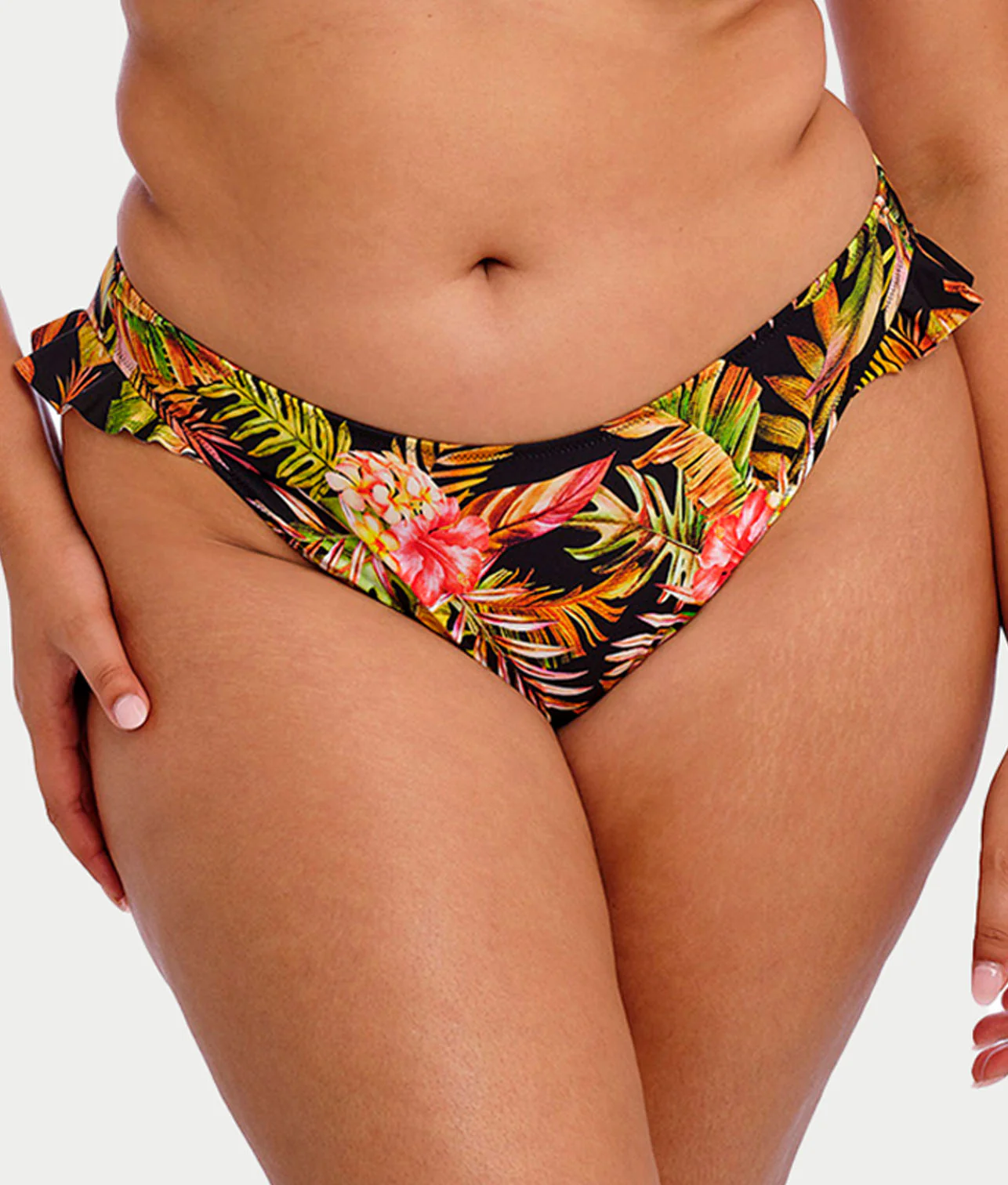 Plus Size Tiger Valley Hi-Cut Bikini Bottom - Image 4