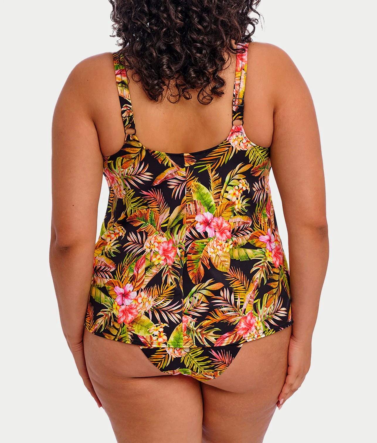 Plus Size Tiger Valley Tankini Top - Image 2