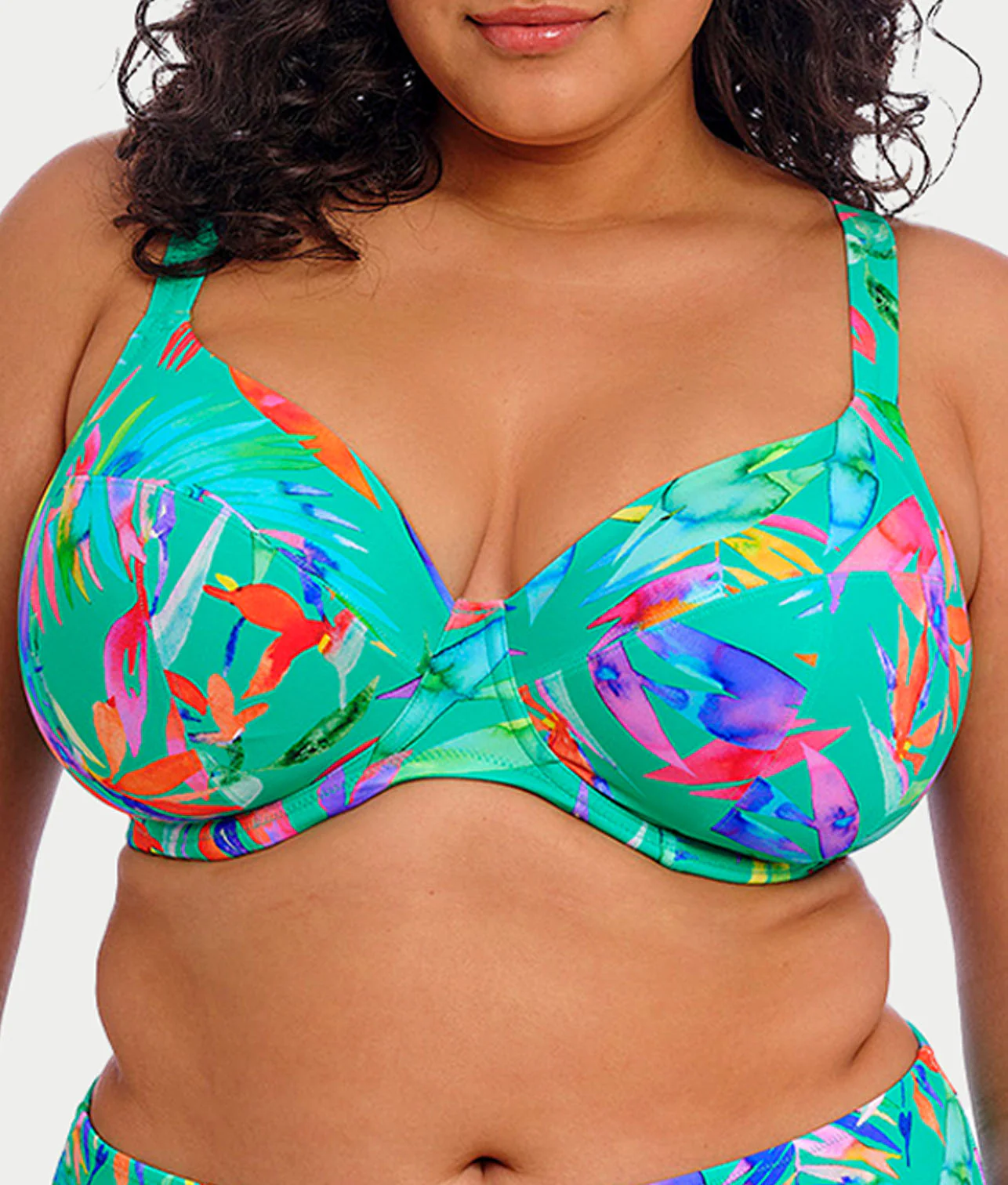 Plus Size Toyama Tides Plunge Bikini Top - Image 4