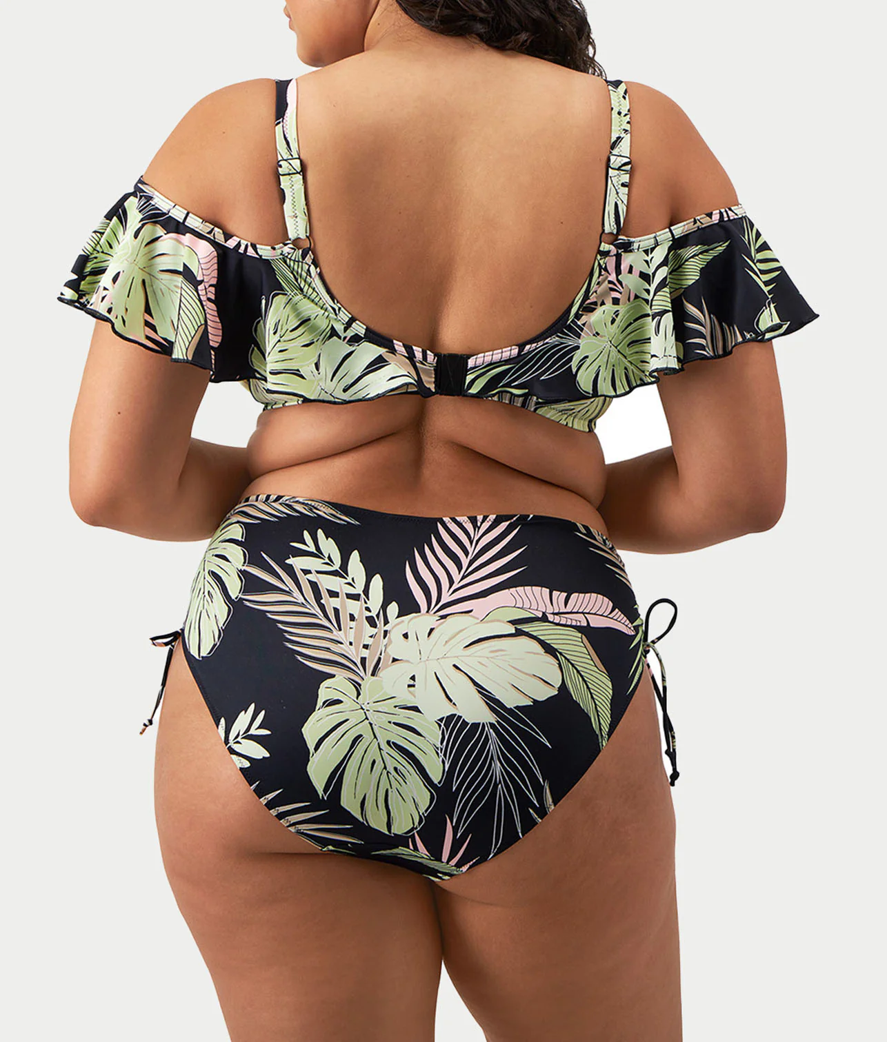 Plus Size Tropical Retreat Adjustable Bikini Bottom - Image 2