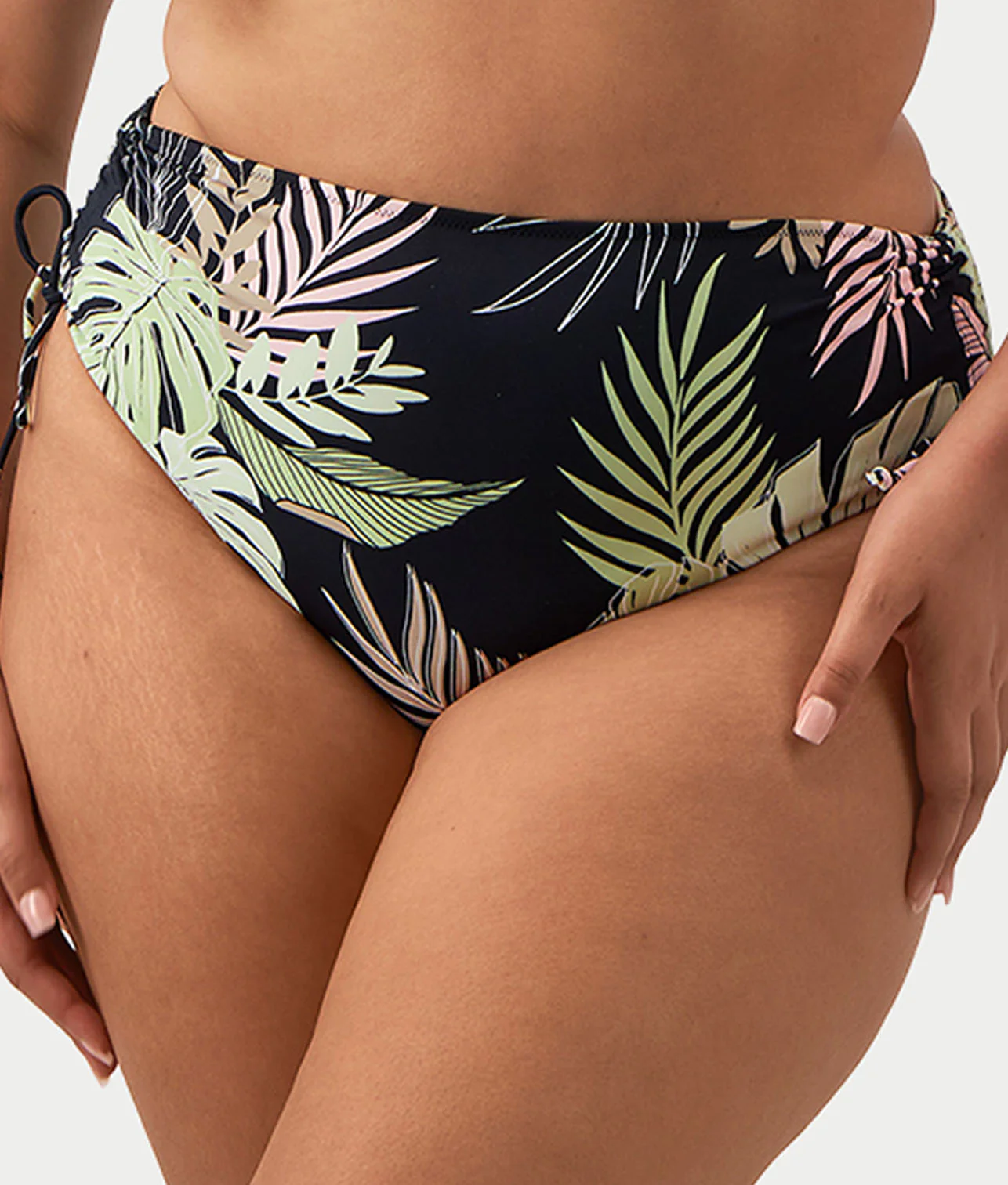 Plus Size Tropical Retreat Adjustable Bikini Bottom - Image 3
