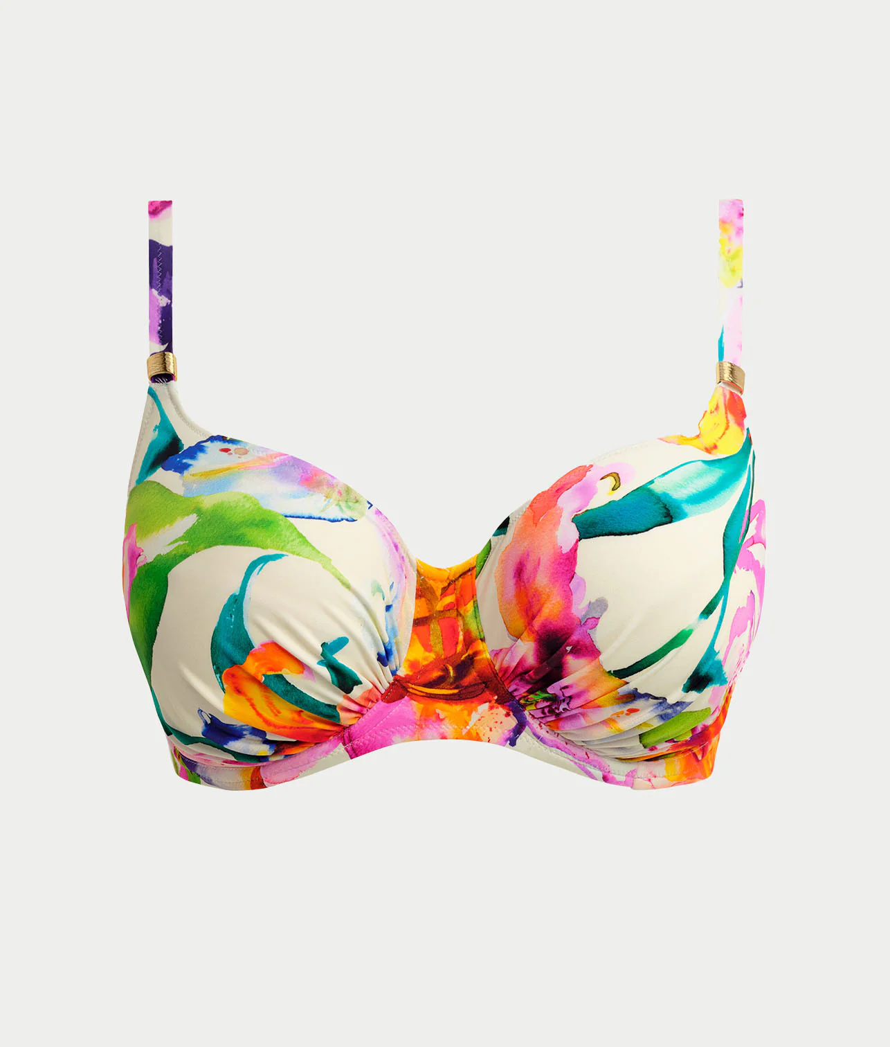 Iguazu Falls Gather Full Cup Bikini Top - Image 3