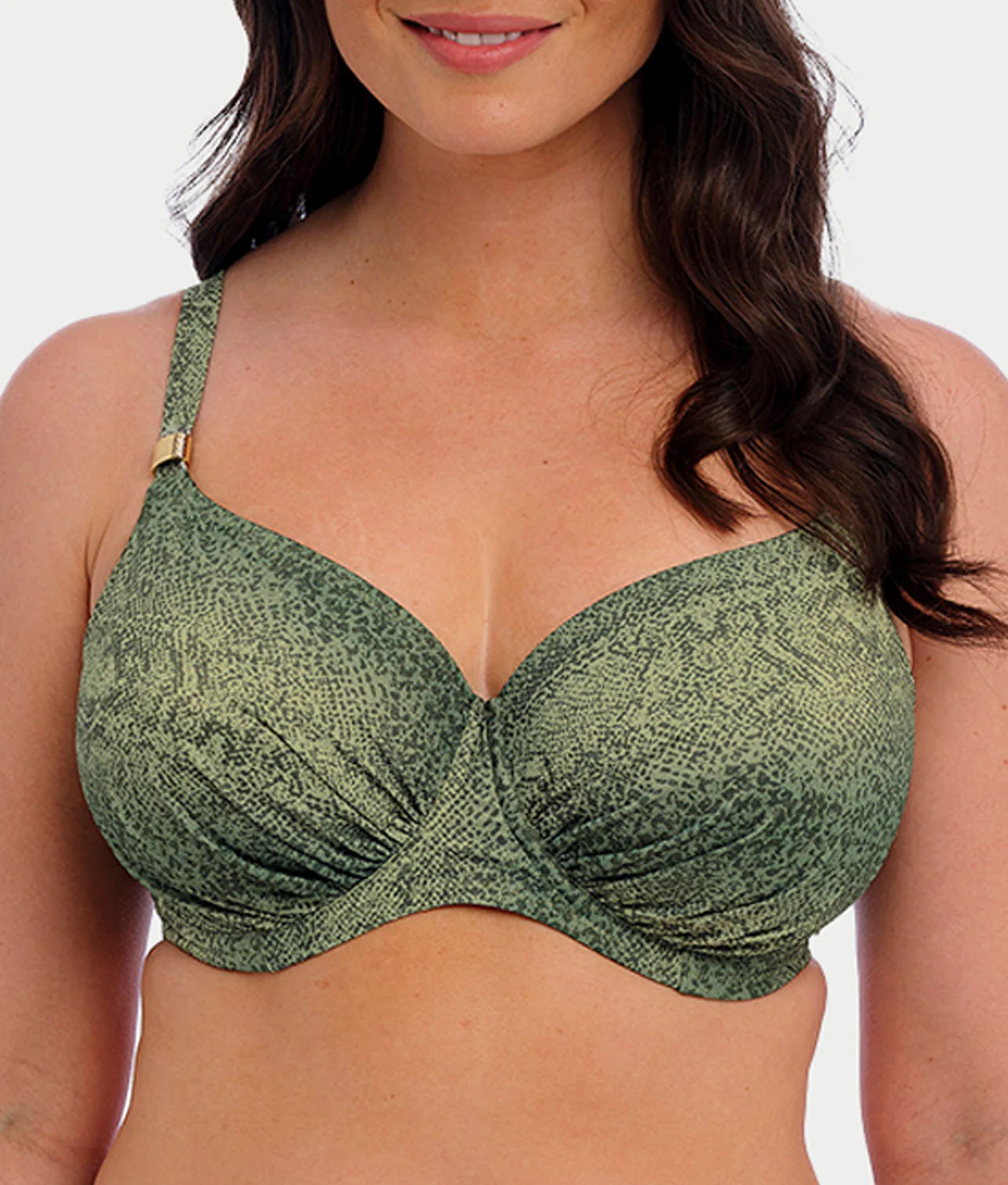 Maya Bay Gather Full Cup Bikini Top - Image 4