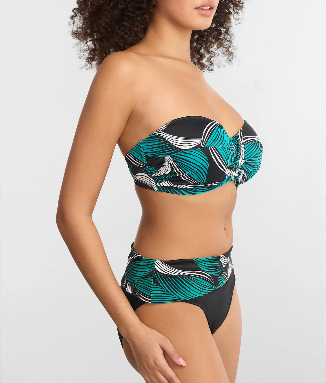 Saint Lucia Twist Bandeau Bikini Top - Image 4
