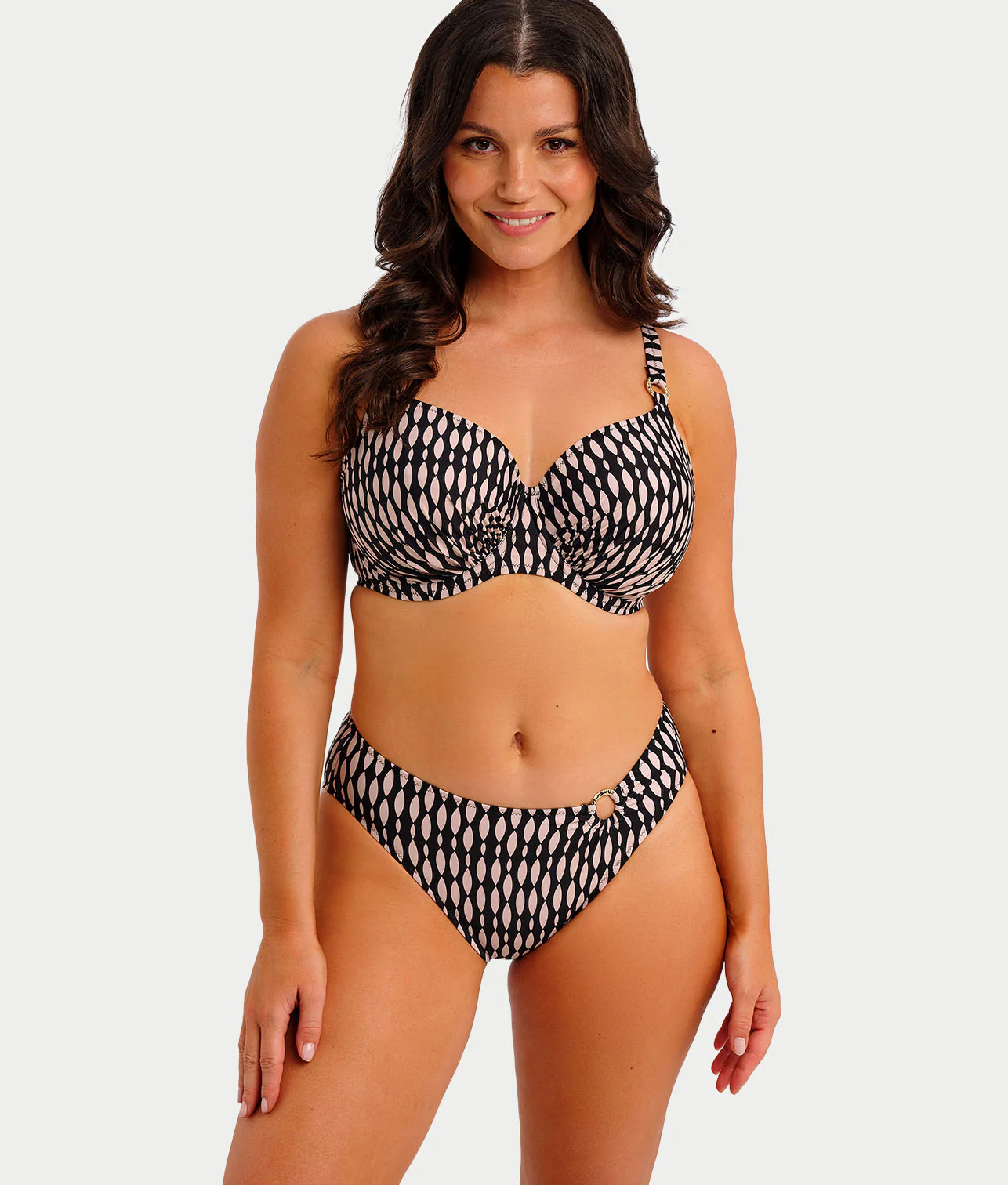 Shell Bay Mid Rise Bikini Bottom