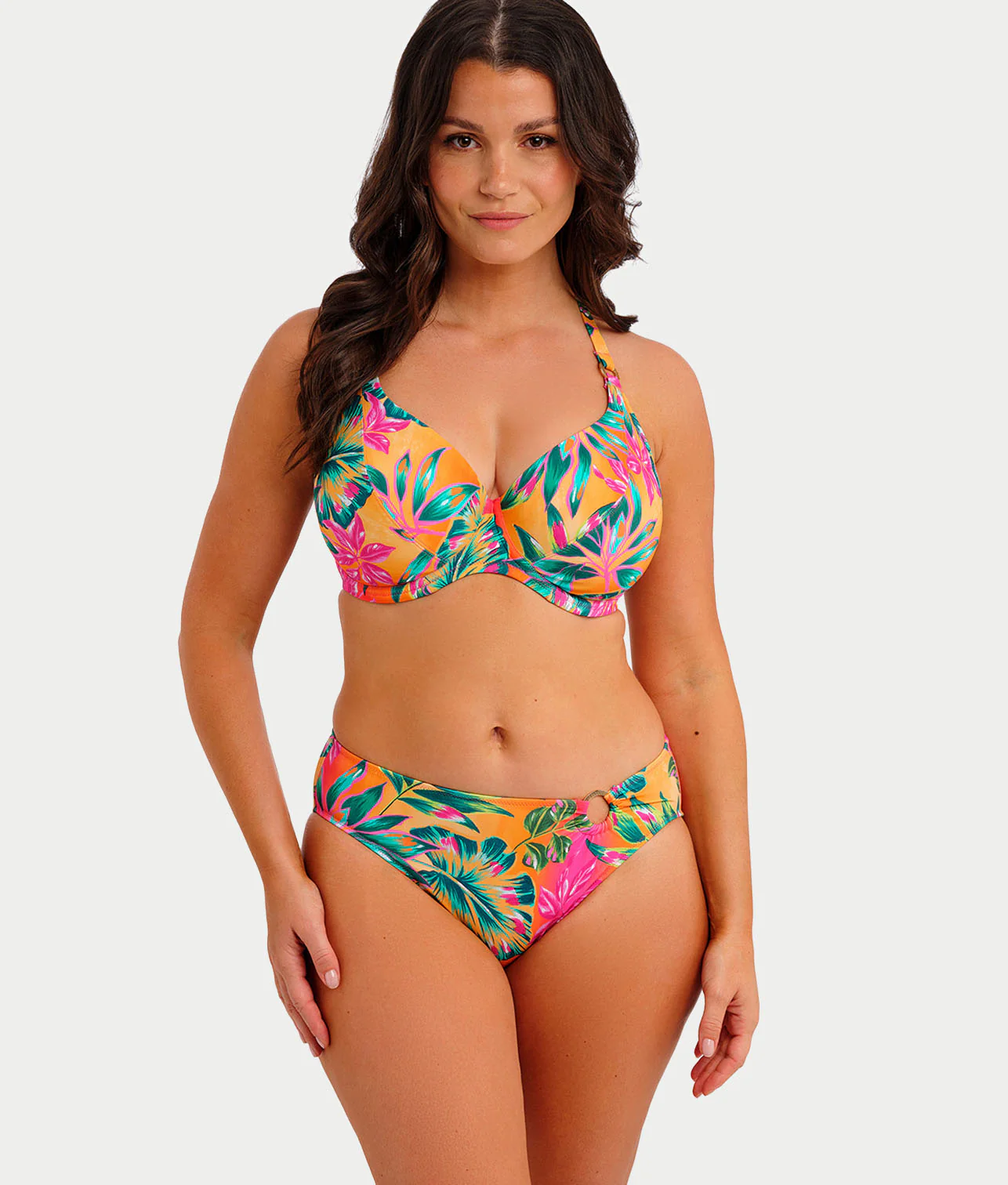 Sunset Reef Halter Bikini Top