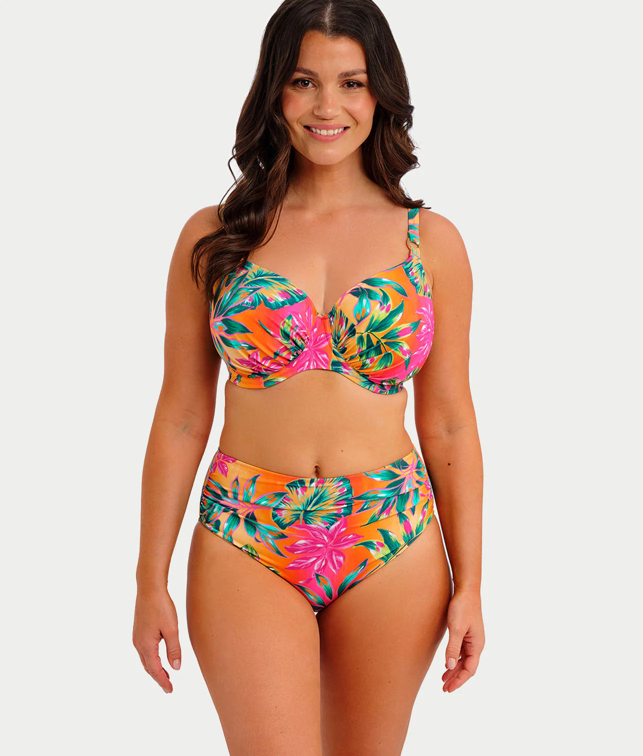 Sunset Reef High-Waist Bikini Bottom
