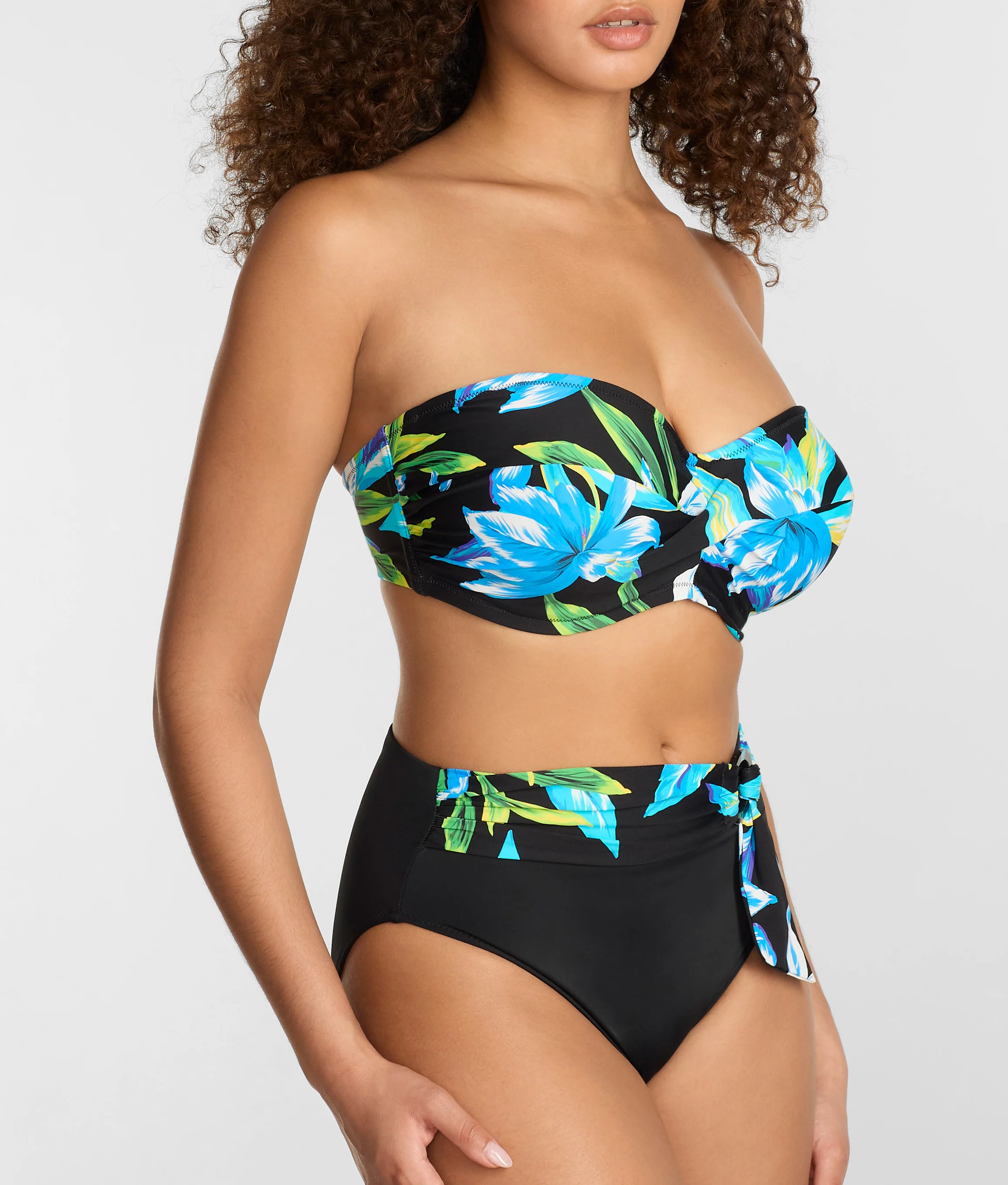 Talm Beach Twist Bandeau Bikini Top - Image 5