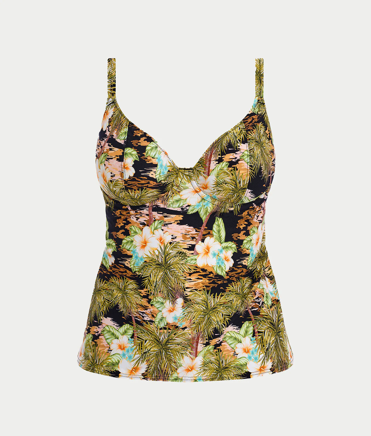 Bahama Shores Underwire Plunge Tankini Top - Image 4