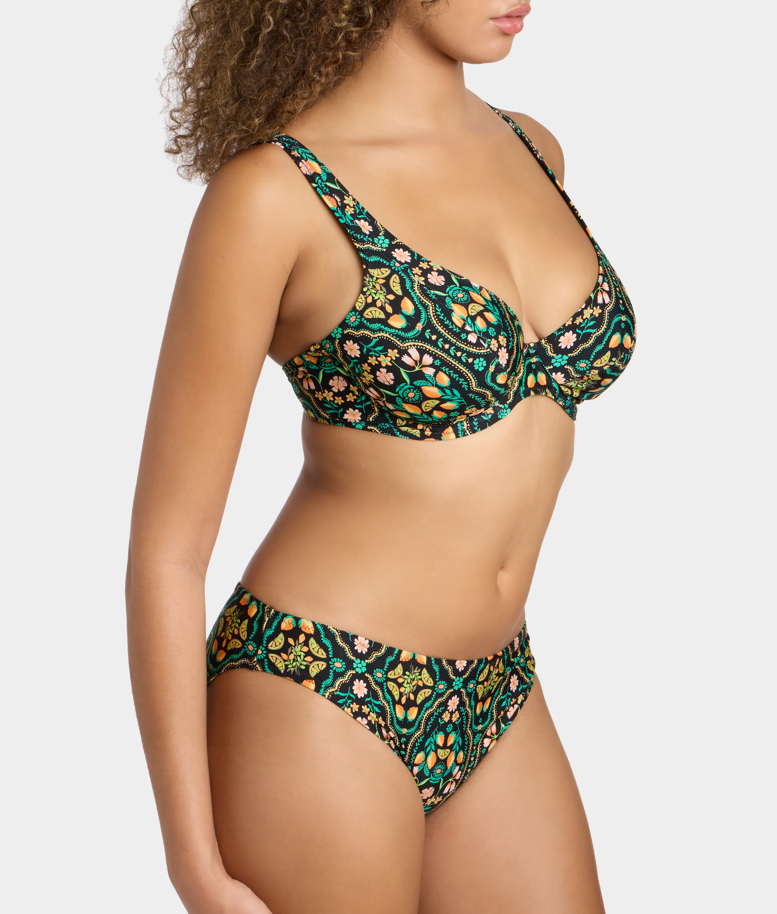 Sunset In Seville High Apex Bikini Top - Image 4