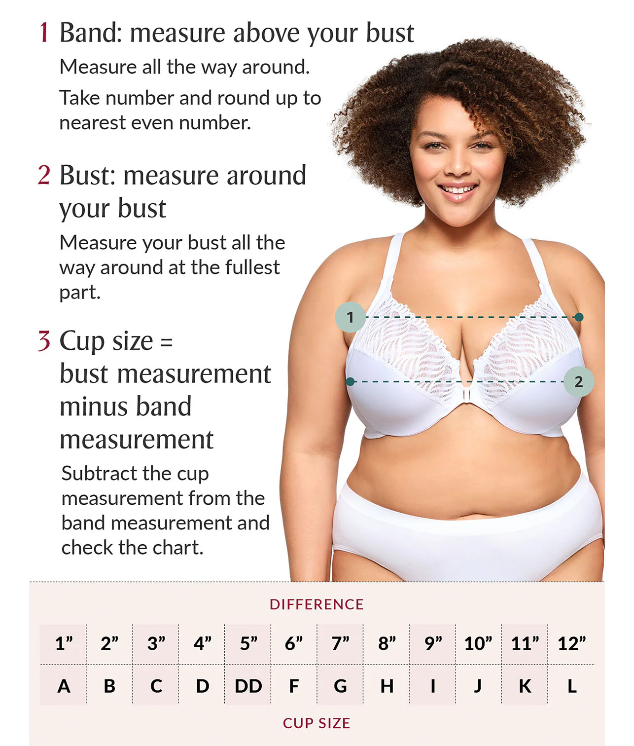 WonderWire Front-Close Posture Back Lace Bra - Image 6