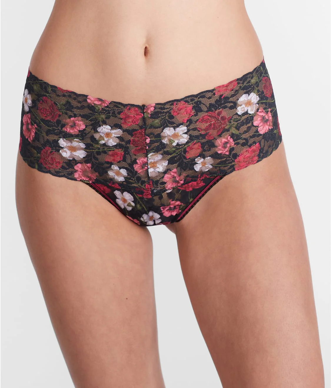 Signature Lace Printed Retro Thong - Image 15