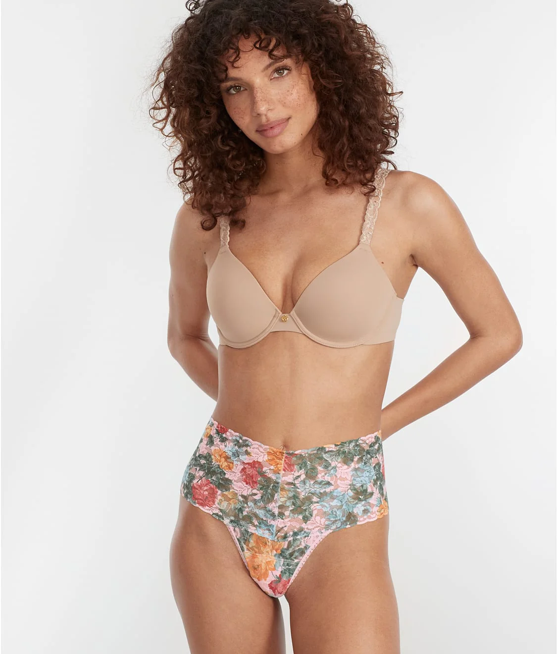 Signature Lace Printed Retro Thong - Image 25