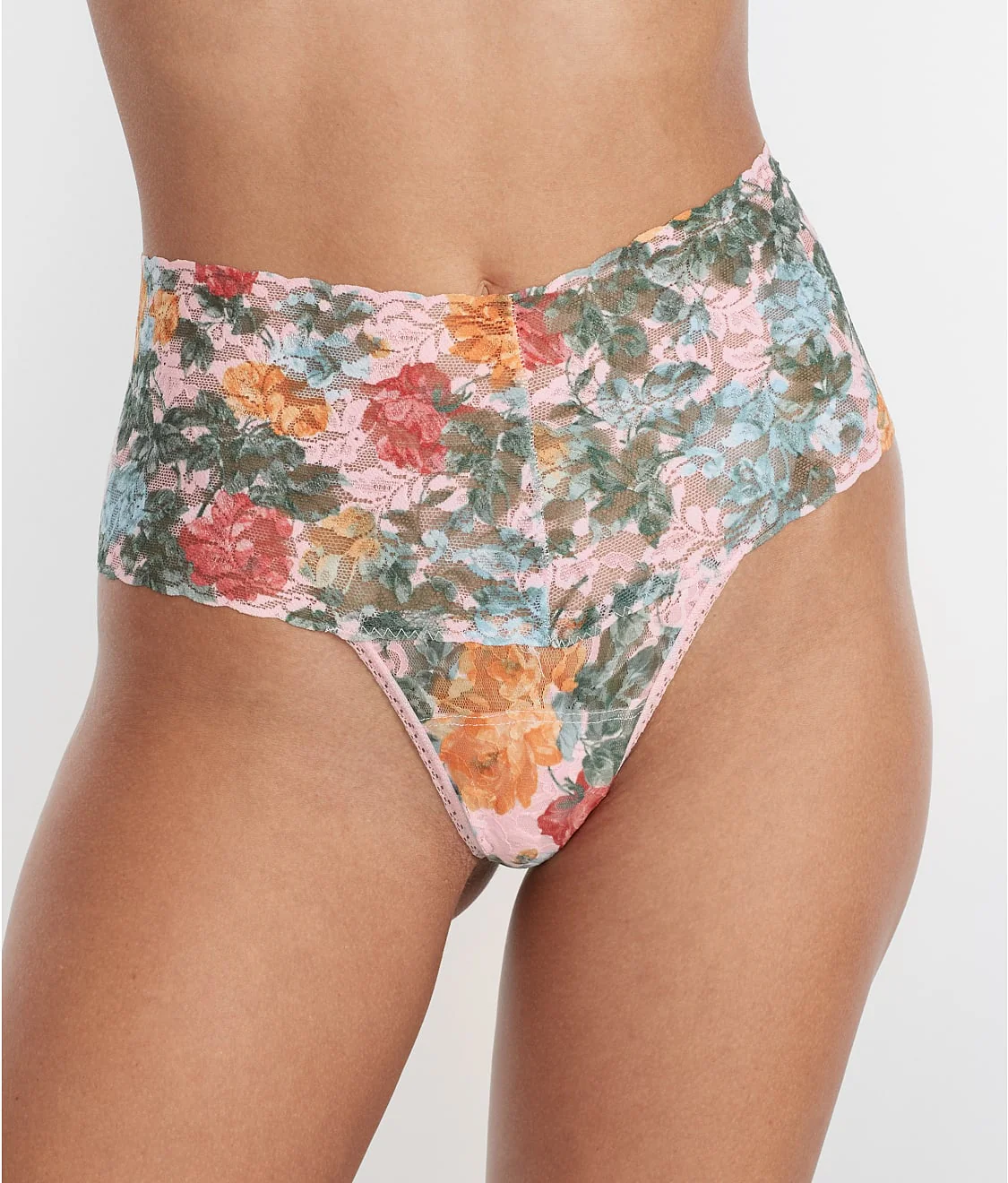 Signature Lace Printed Retro Thong - Image 27