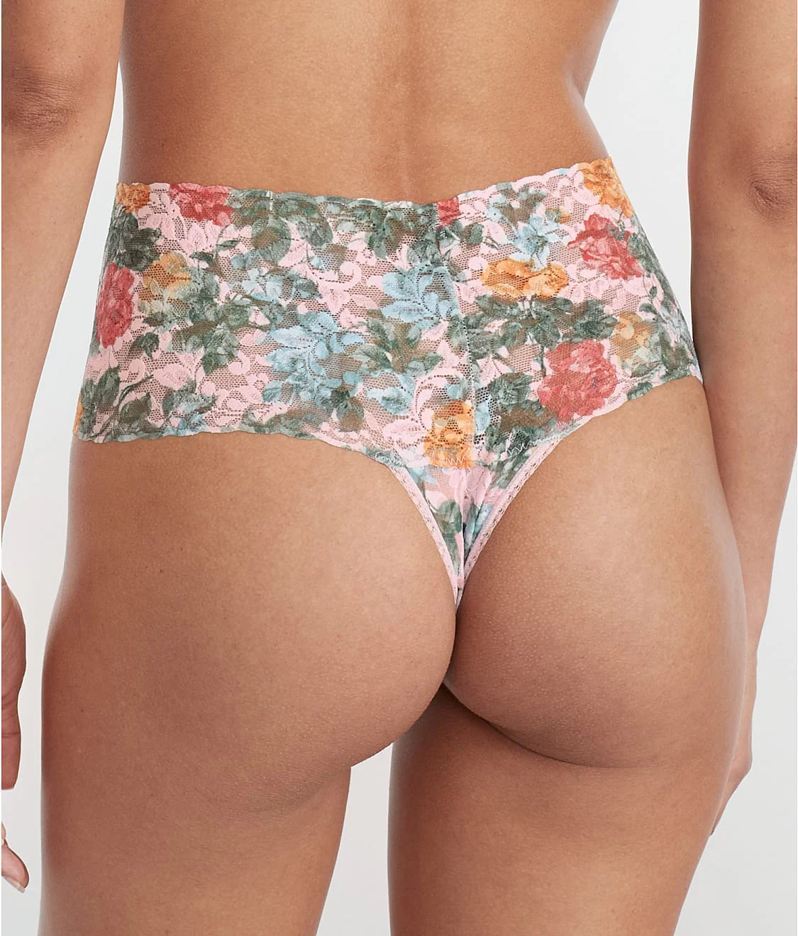 Signature Lace Printed Retro Thong - Image 28