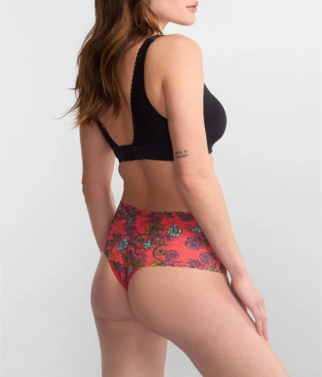 Signature Lace Printed Retro Thong - Image 31