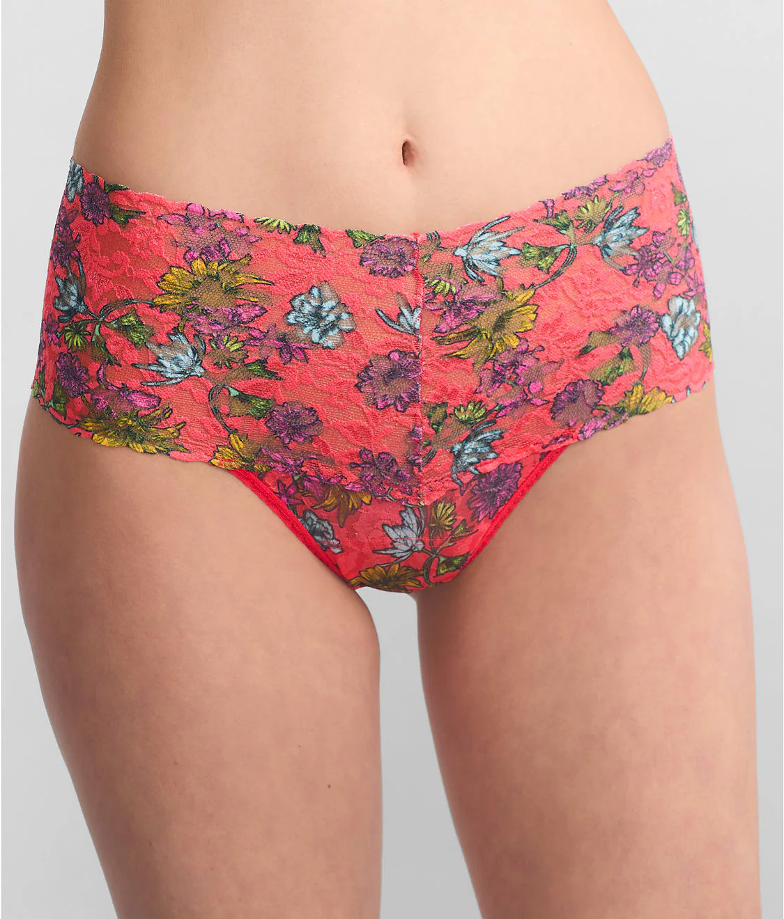Signature Lace Printed Retro Thong - Image 32
