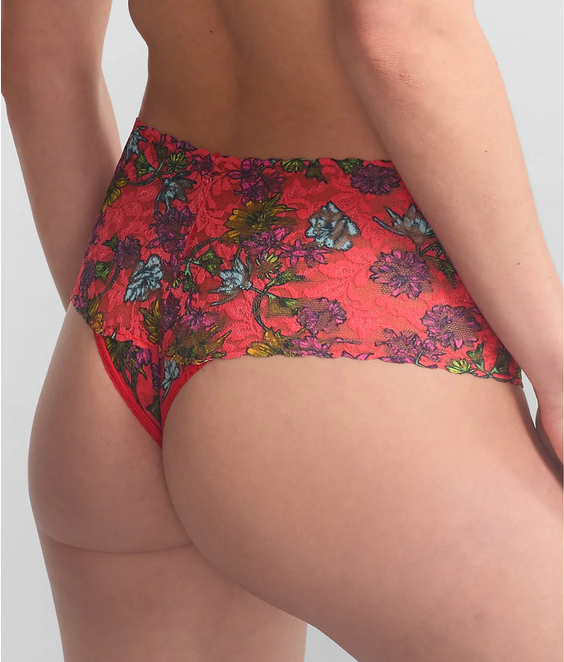 Signature Lace Printed Retro Thong - Image 33