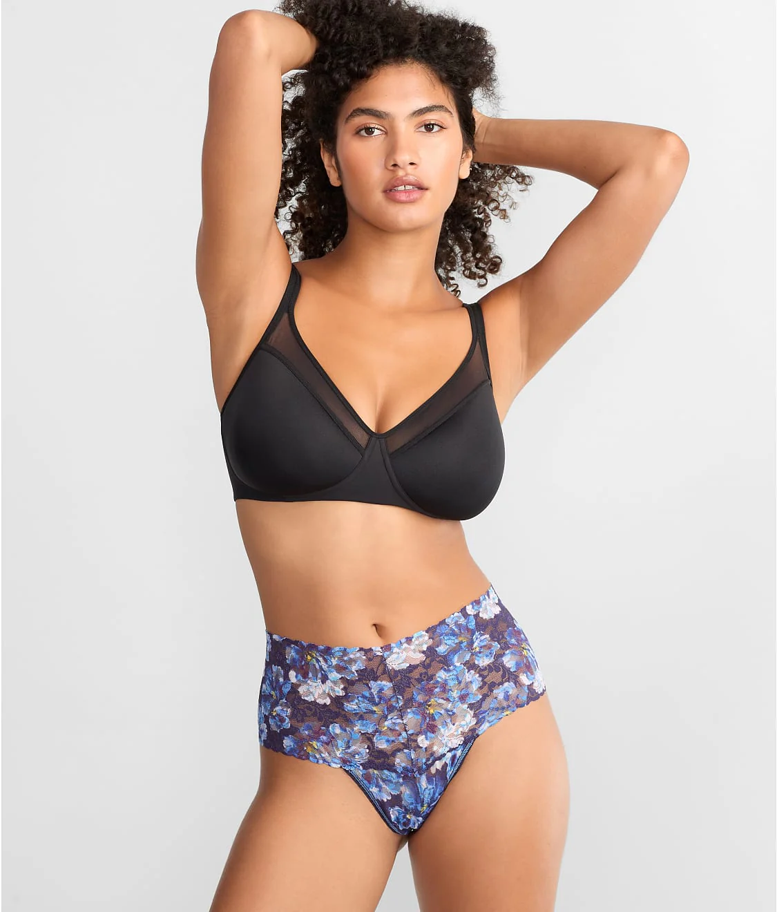 Signature Lace Printed Retro Thong - Image 9
