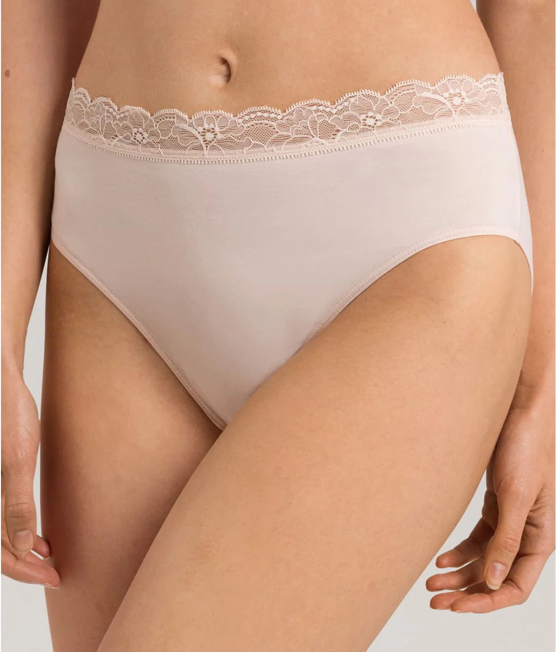 Cotton Lace Lace Trim Cotton Full Brief - Image 4