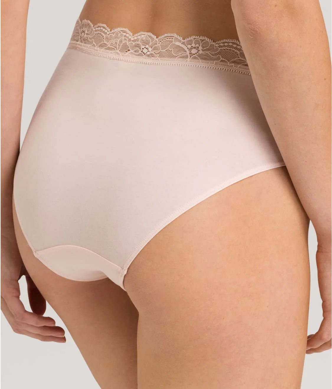 Cotton Lace Lace Trim Cotton Full Brief - Image 5