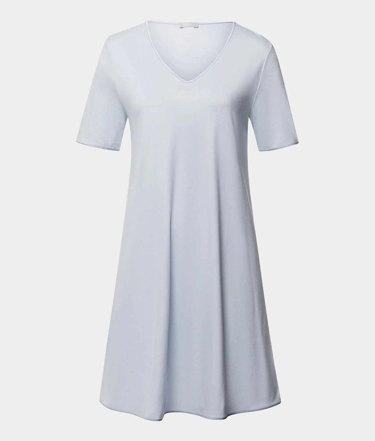 Cotton Silk V-Neck Cotton Nightgown - Image 10