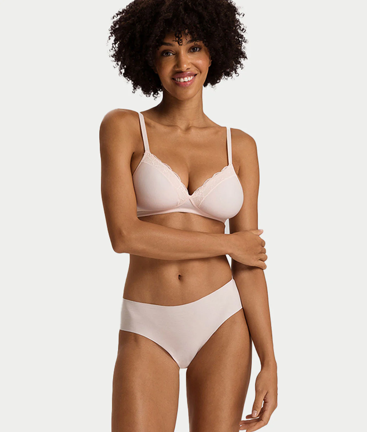 Invisible Cotton Cotton Blend High Cut Brief - Image 10