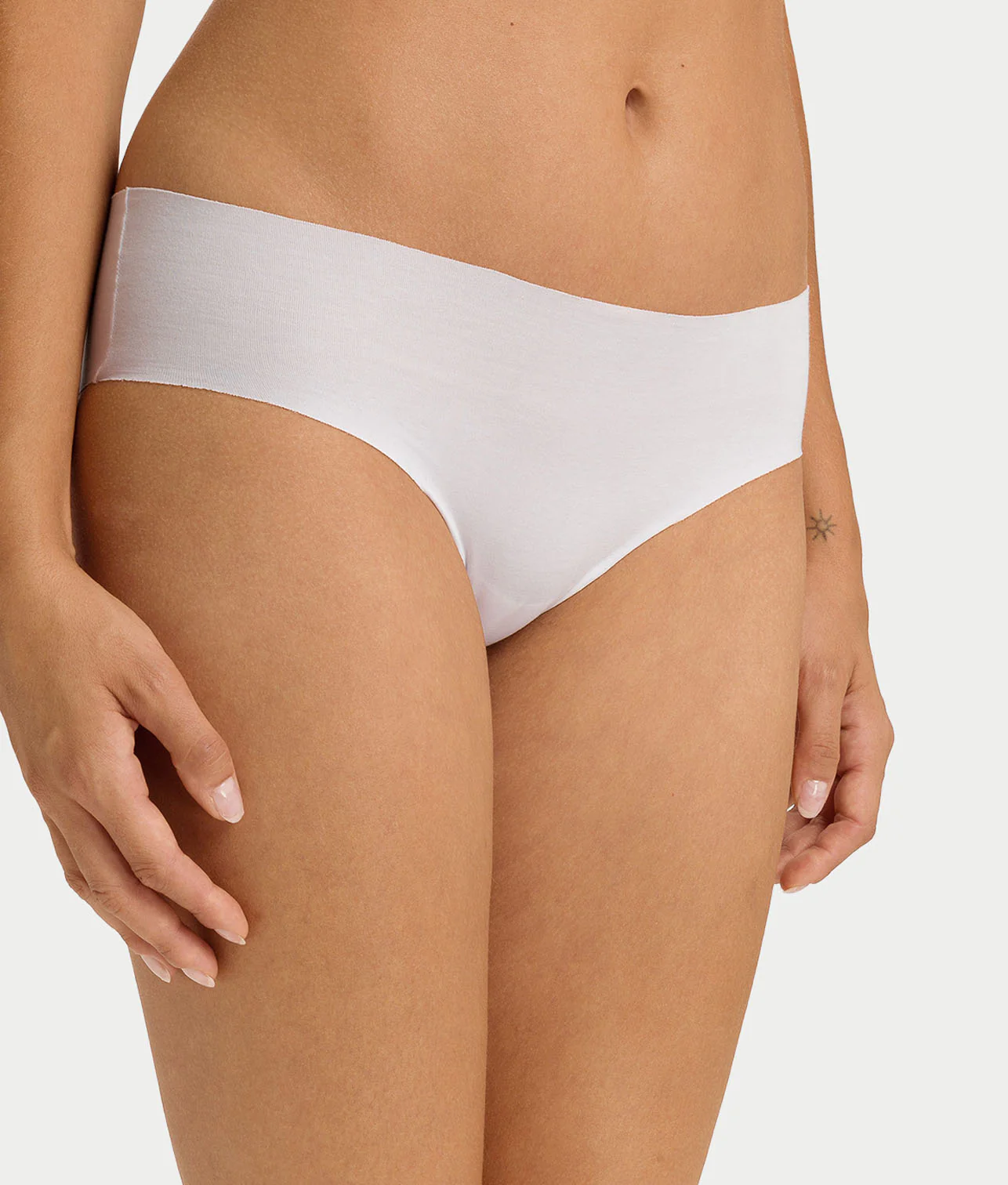 Invisible Cotton Cotton Blend High Cut Brief - Image 15