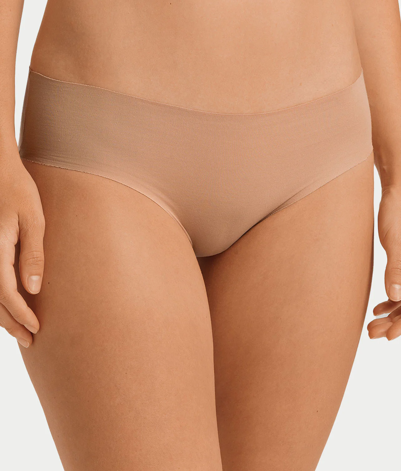Invisible Cotton Cotton Blend High Cut Brief - Image 2