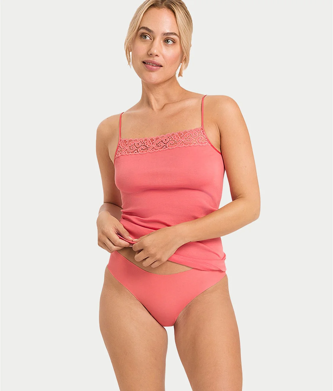 Invisible Cotton Cotton Blend High Cut Brief - Image 5