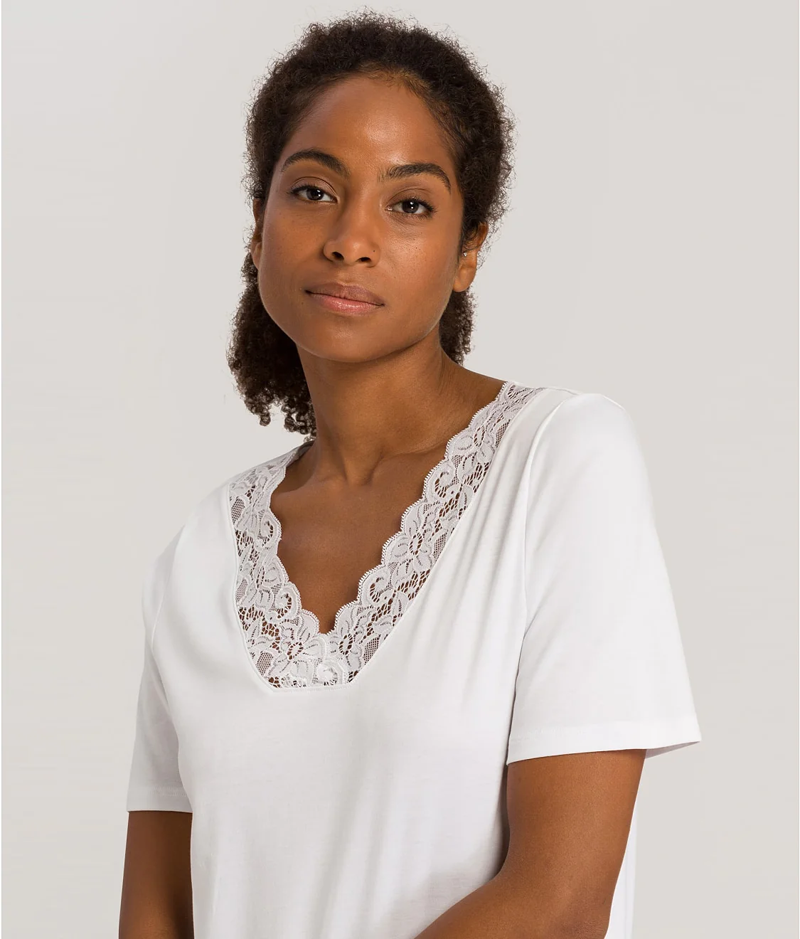 Moments Lace Trim Cotton Nightgown - Image 11