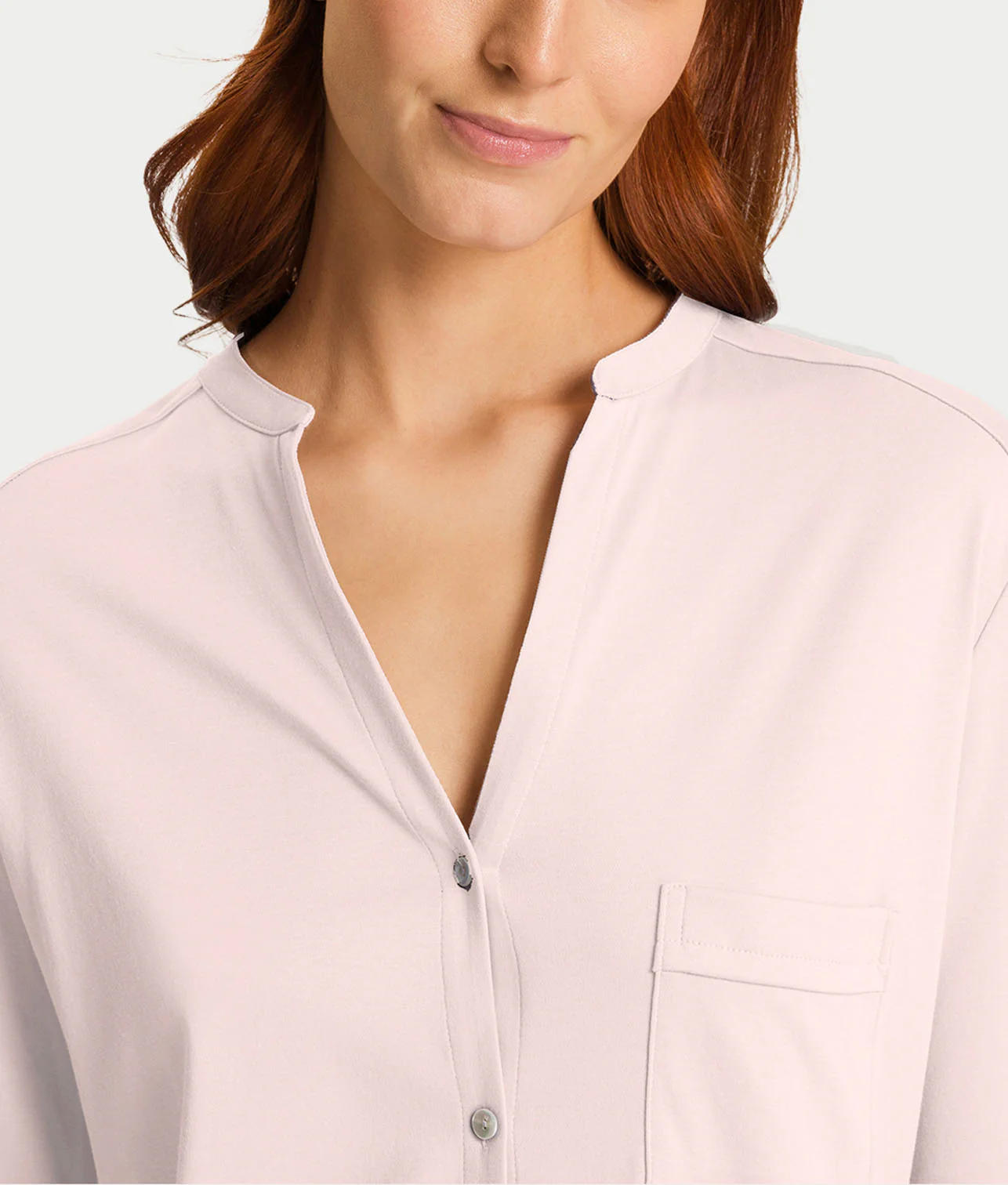 Pure Essence Button Front Soft Cotton Pajama Set - Image 13